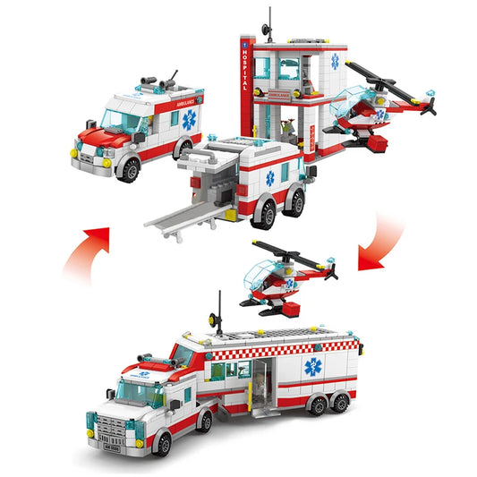 Ambulance - voiture médical -  Avion